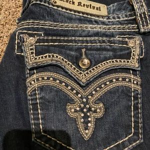 Rock Revival (#3) Darcy east boot 36x31 mid rise Med denim jeans